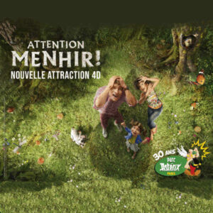 Nouvelle attraction 2019 au Parc Asterix ATTENTION MENHIR